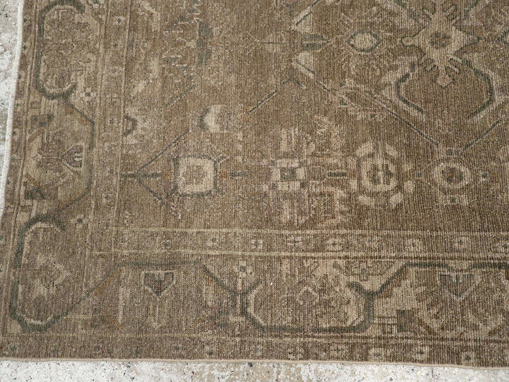 Vintage Persian Malayer Accent Rug, No.32038 - Galerie Shabab