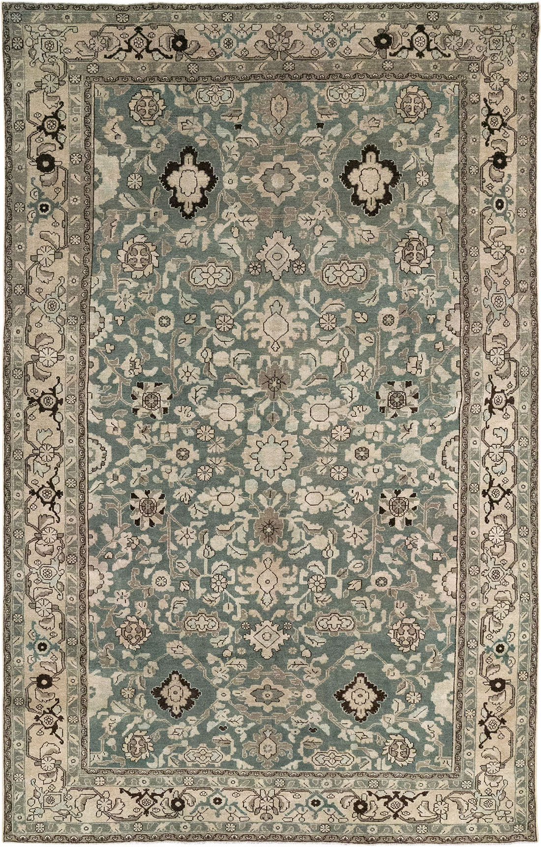 Vintage Persian Malayer Room Size Carpet, No.32040 - Galerie Shabab