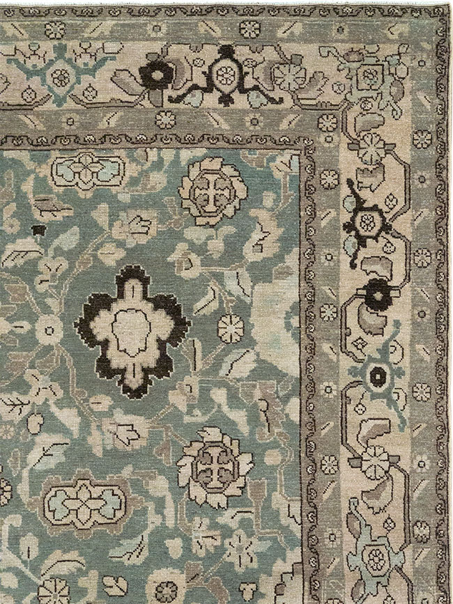 Vintage Persian Malayer Room Size Carpet, No.32040 - Galerie Shabab