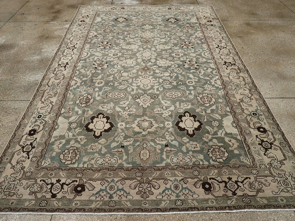 Vintage Persian Malayer Room Size Carpet, No.32040 - Galerie Shabab