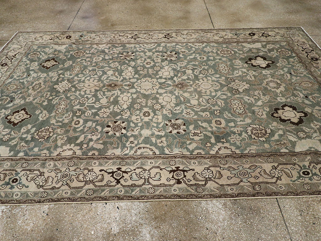 Vintage Persian Malayer Room Size Carpet, No.32040 - Galerie Shabab