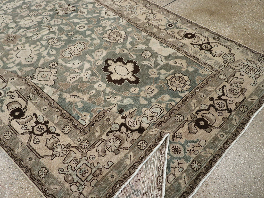 Vintage Persian Malayer Room Size Carpet, No.32040 - Galerie Shabab