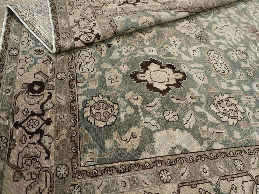 Vintage Persian Malayer Room Size Carpet, No.32040 - Galerie Shabab