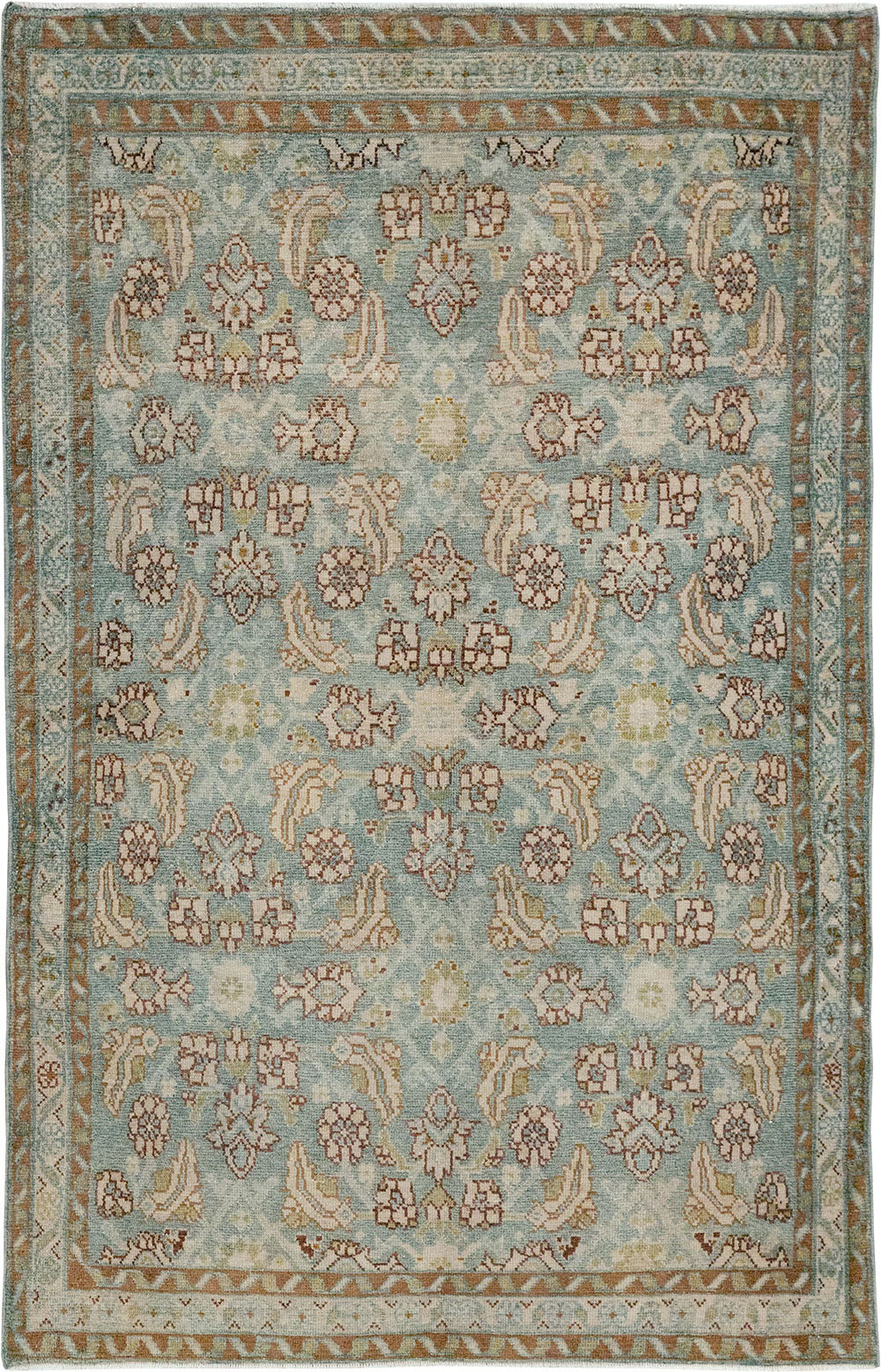 Antique Persian Malayer Throw Rug, No.32043 - Galerie Shabab