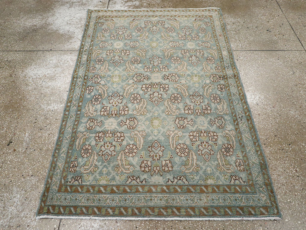 Antique Persian Malayer Throw Rug, No.32043 - Galerie Shabab