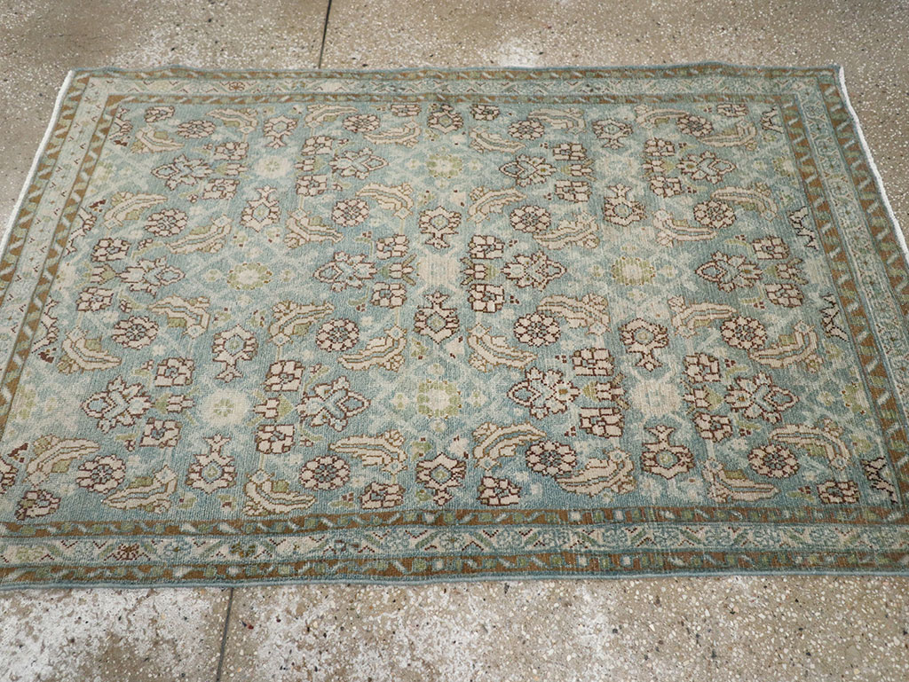 Antique Persian Malayer Throw Rug, No.32043 - Galerie Shabab