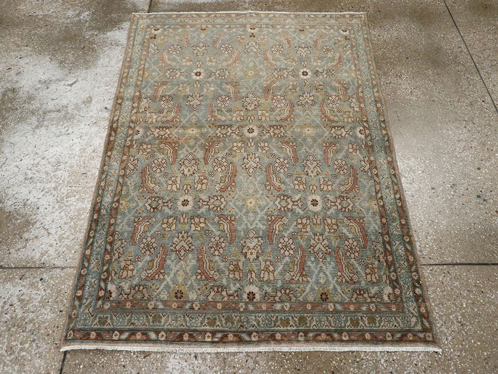 Vintage Persian Malayer Accent Rug, No.32044 - Galerie Shabab