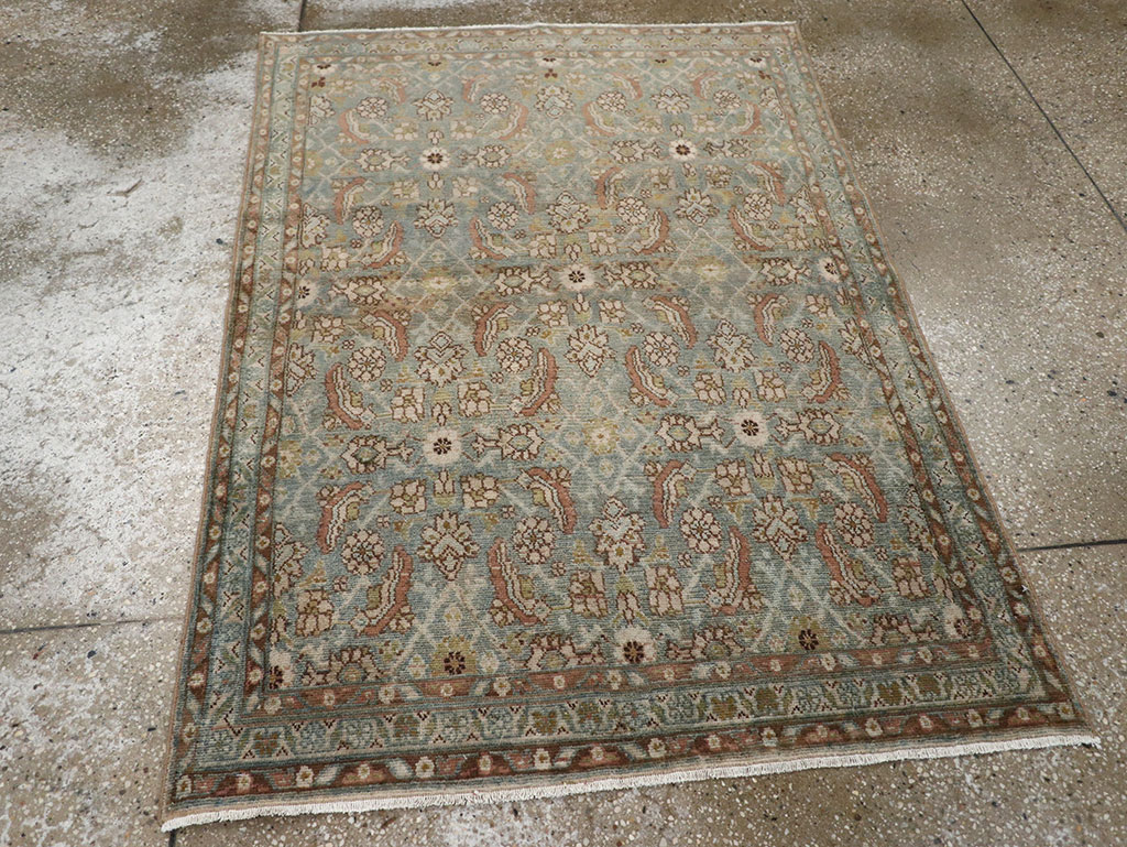Vintage Persian Malayer Accent Rug, No.32044 - Galerie Shabab
