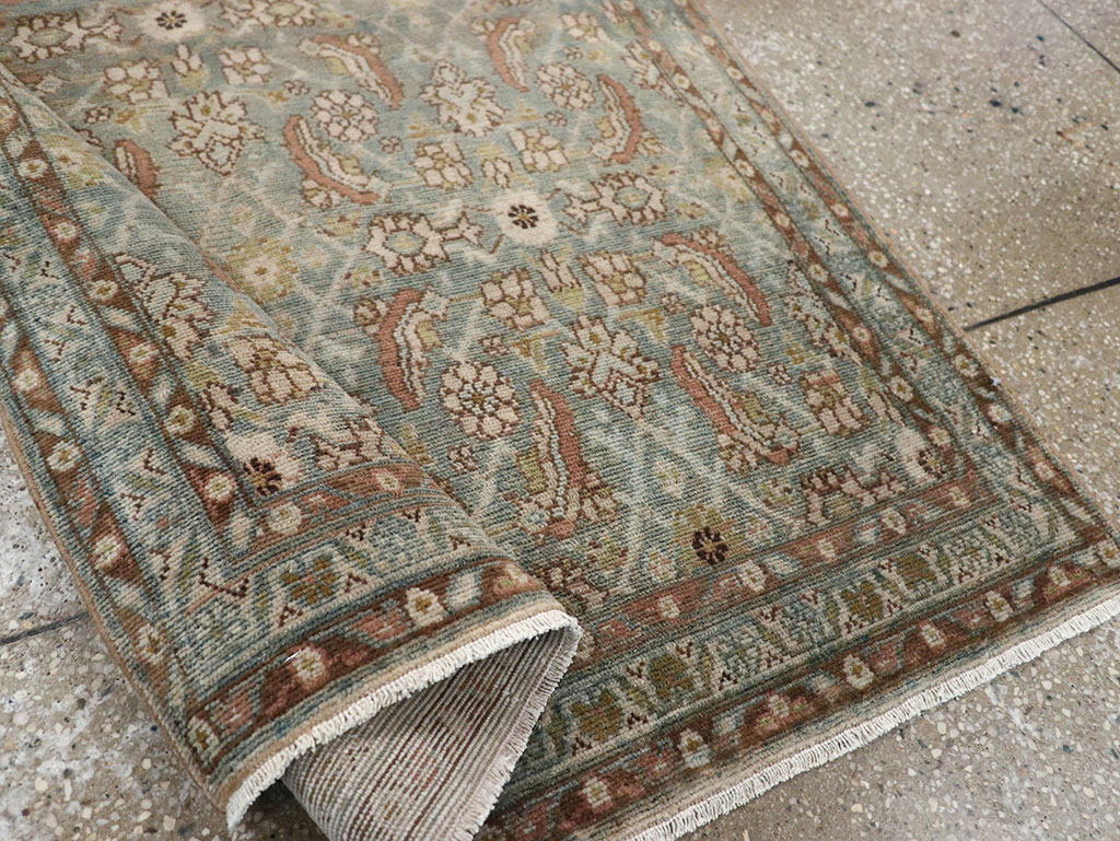Vintage Persian Malayer Accent Rug, No.32044 - Galerie Shabab