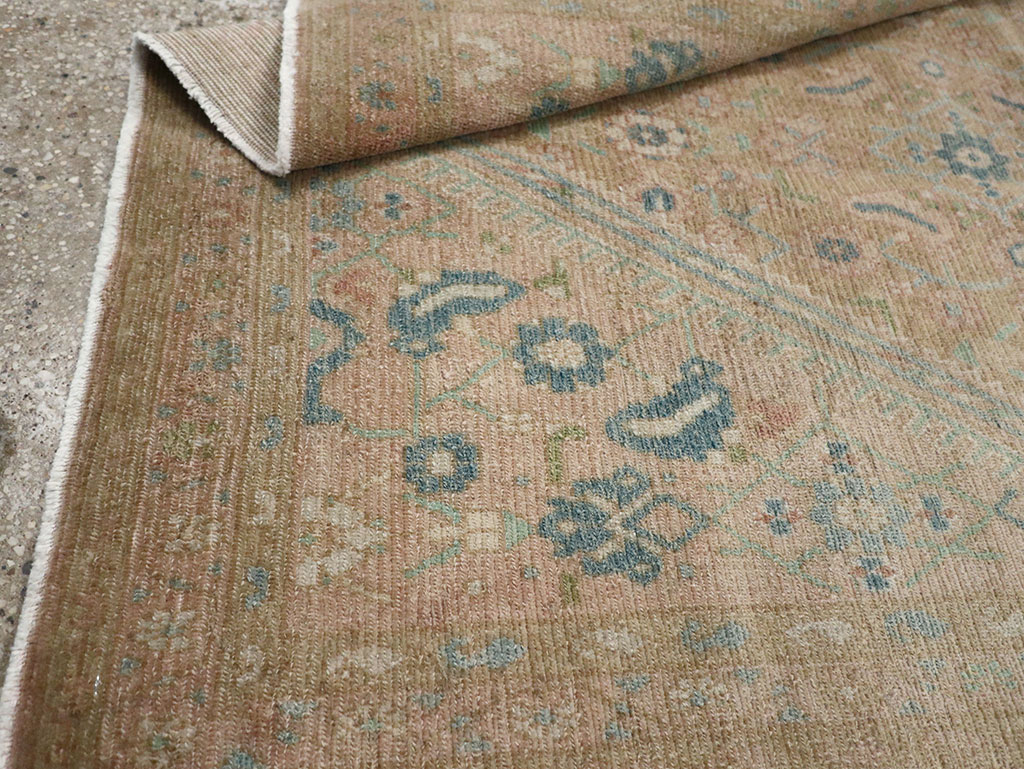 Vintage Persian Malayer Throw Rug, No.32047 - Galerie Shabab