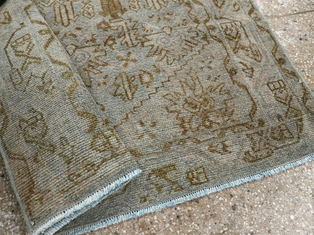 Vintage Persian Malayer Throw Rug, No.32048 - Galerie Shabab