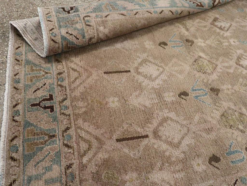 Vintage Persian Malayer Accent Rug, No.32050 - Galerie Shabab