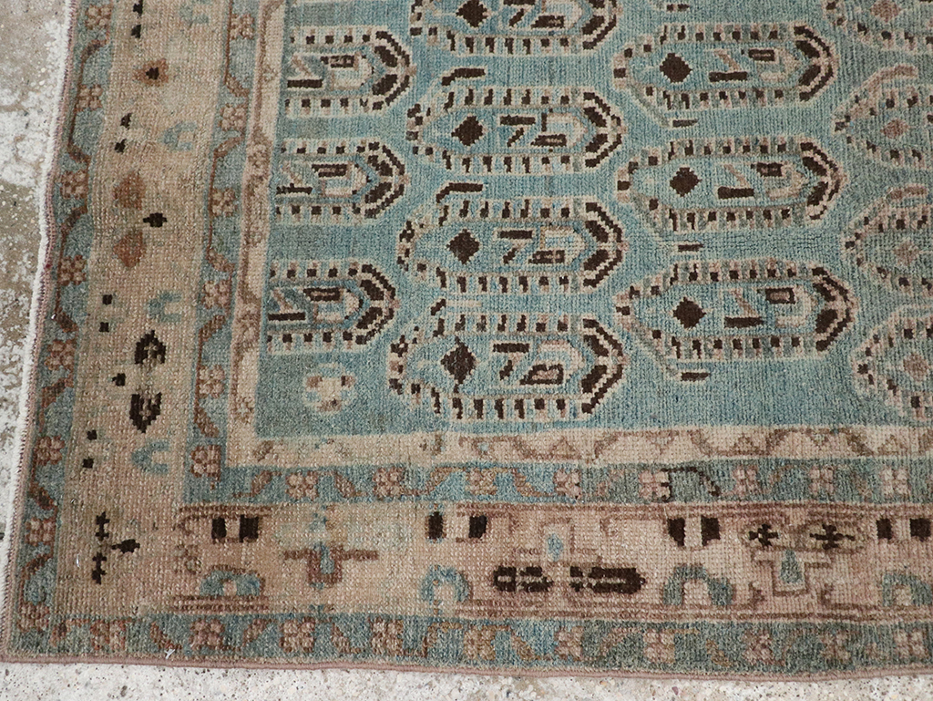 Vintage Persian Malayer Throw Rug, No.32051 - Galerie Shabab