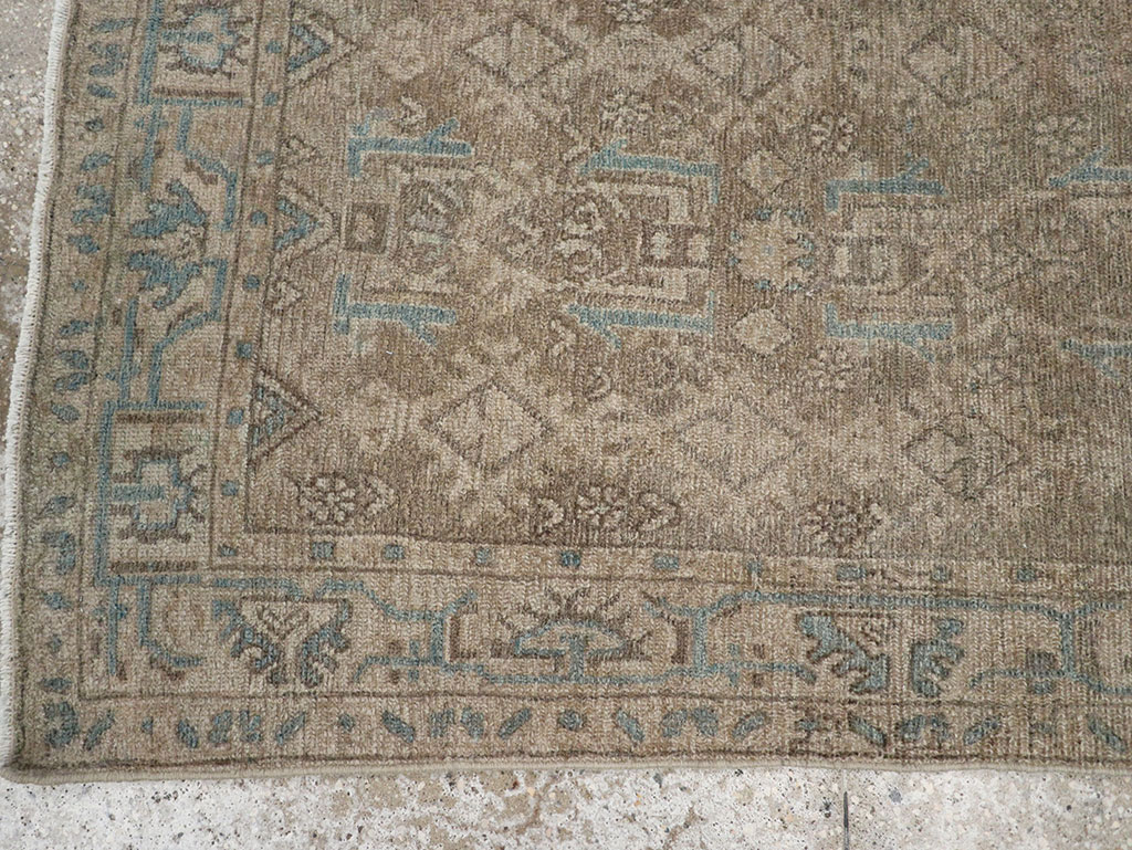 Vintage Persian Malayer Throw Rug, No.32052 - Galerie Shabab