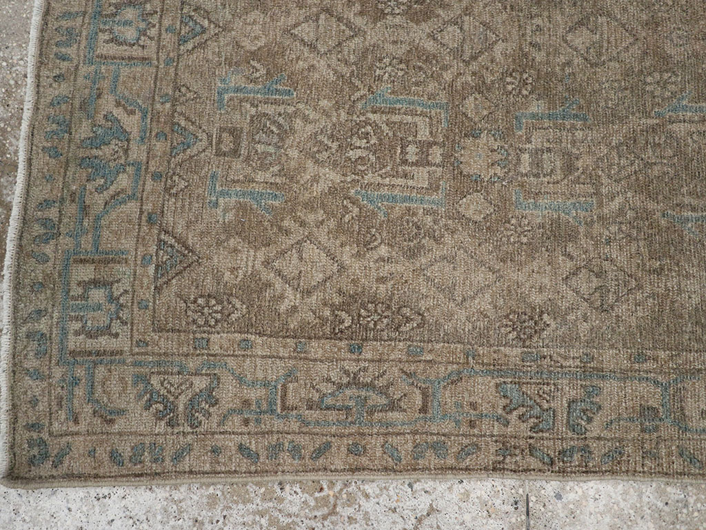 Vintage Persian Malayer Throw Rug, No.32052 - Galerie Shabab