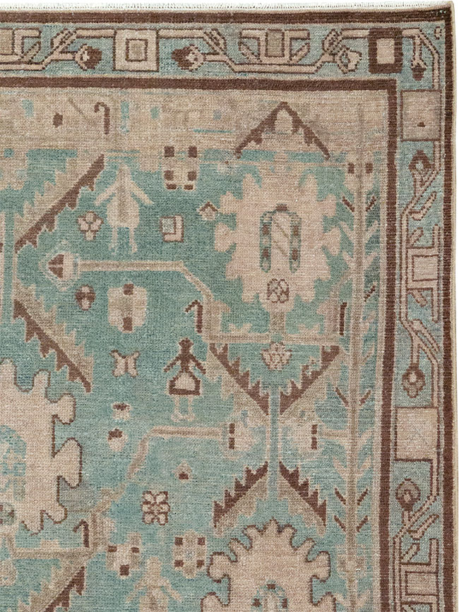 Vintage Persian Malayer Accent Rug, No.32054 - Galerie Shabab