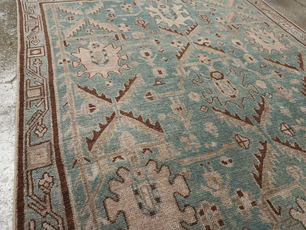 Vintage Persian Malayer Accent Rug, No.32054 - Galerie Shabab