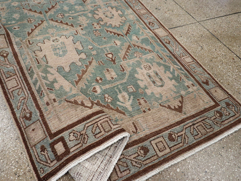 Vintage Persian Malayer Accent Rug, No.32054 - Galerie Shabab