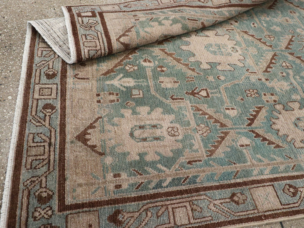 Vintage Persian Malayer Accent Rug, No.32054 - Galerie Shabab