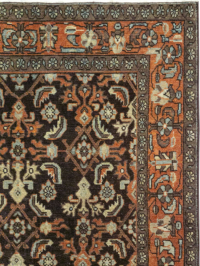 Antique Persian Malayer Accent Rug, No.32056 - Galerie Shabab