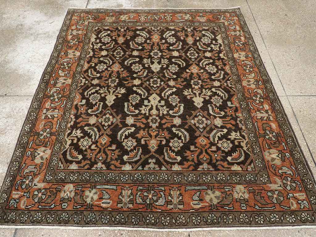 Antique Persian Malayer Accent Rug, No.32056 - Galerie Shabab