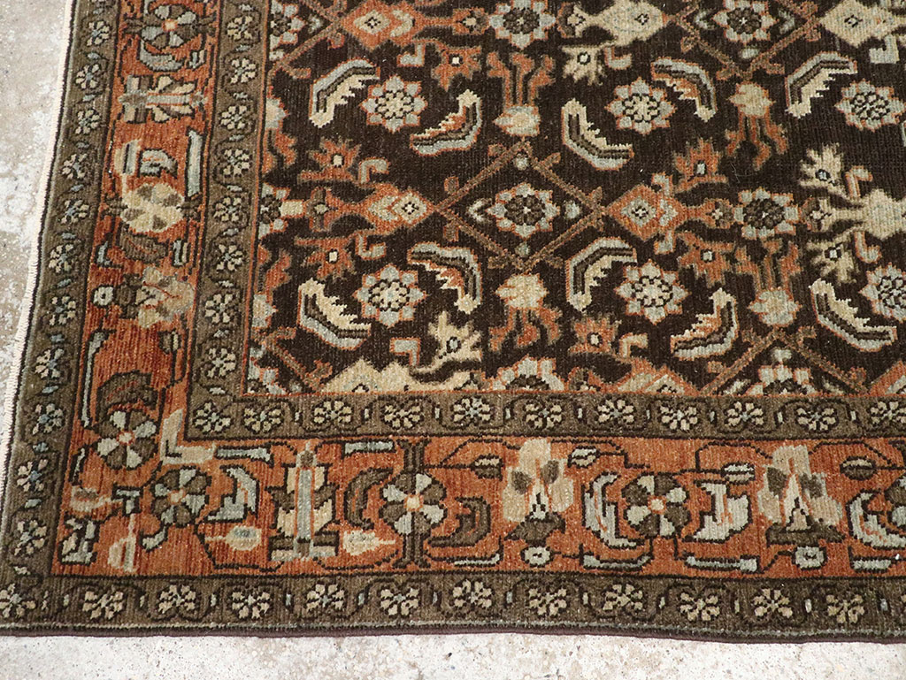 Antique Persian Malayer Accent Rug, No.32056 - Galerie Shabab