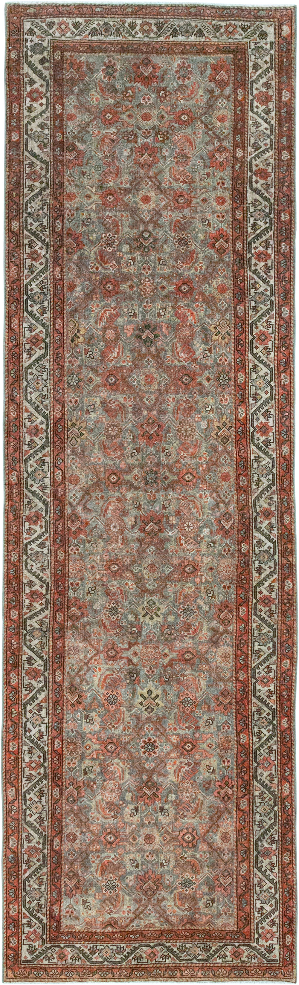 Antique Persian Malayer Runner, No.32058 - Galerie Shabab