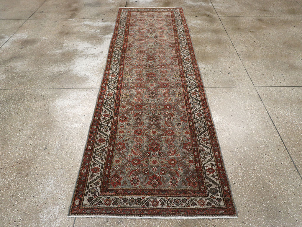 Antique Persian Malayer Runner, No.32058 - Galerie Shabab