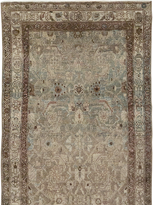 Antique Persian Malayer Long Runner, No.32064 - Galerie Shabab