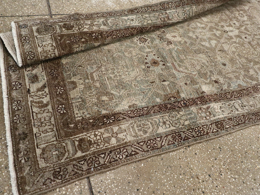 Antique Persian Malayer Long Runner, No.32064 - Galerie Shabab