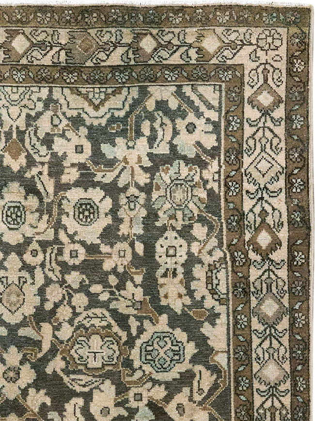 Vintage Persian Malayer Accent Rug, No.32069 - Galerie Shabab