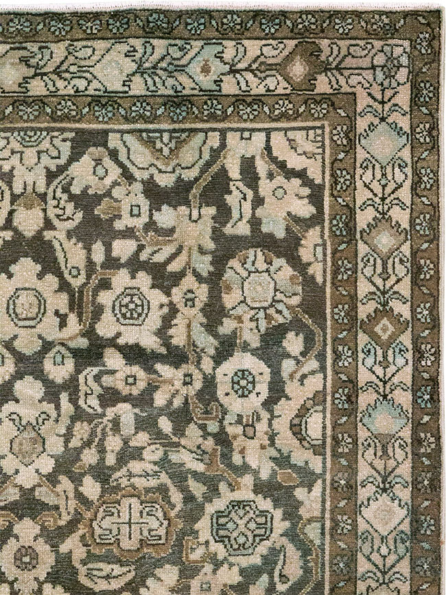 Vintage Persian Malayer Accent Rug, No.32069 - Galerie Shabab