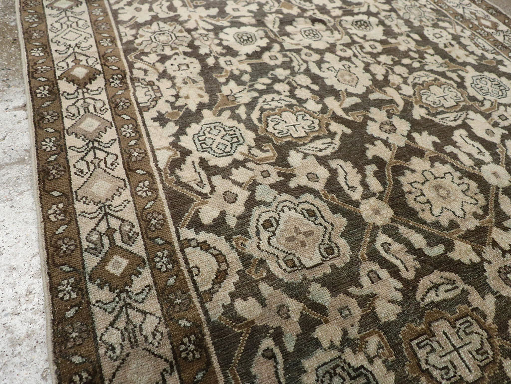 Vintage Persian Malayer Accent Rug, No.32069 - Galerie Shabab