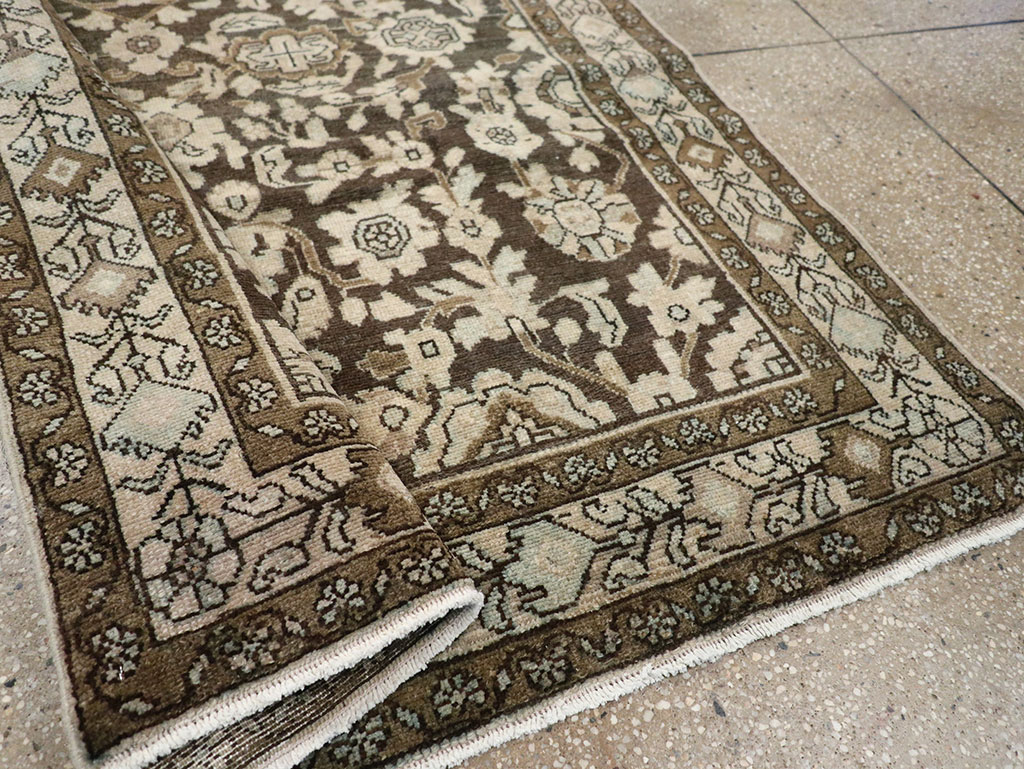 Vintage Persian Malayer Accent Rug, No.32069 - Galerie Shabab
