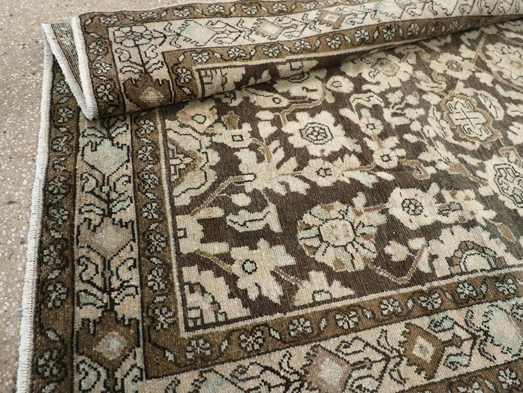Vintage Persian Malayer Accent Rug, No.32069 - Galerie Shabab