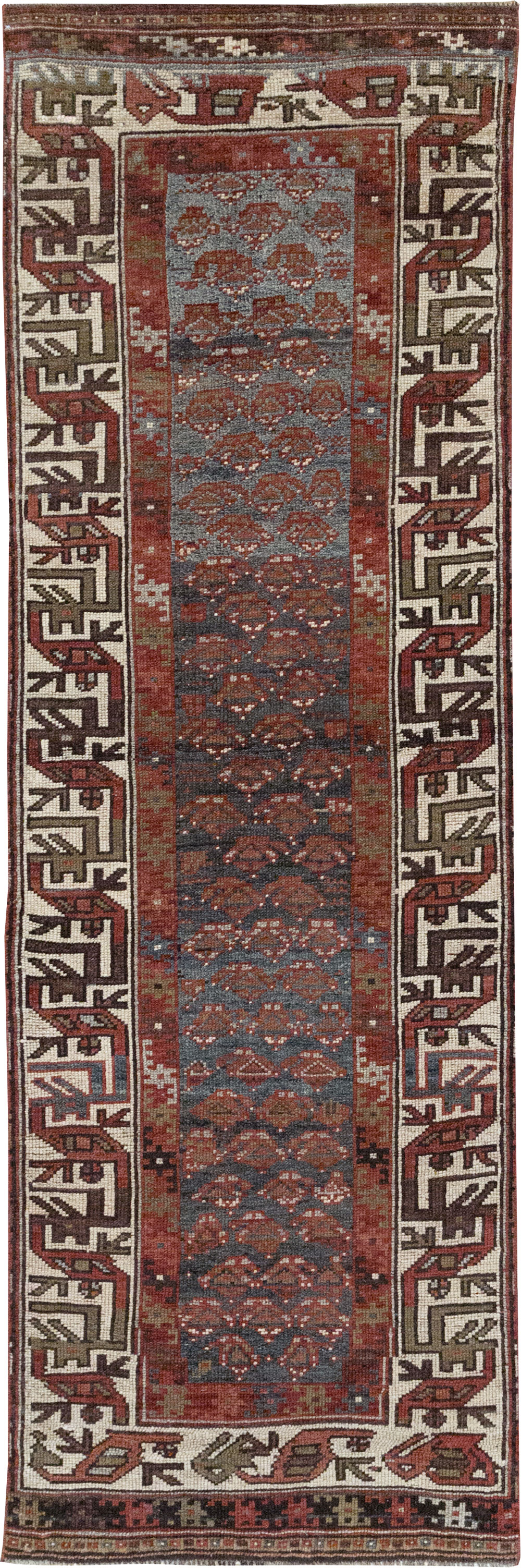Antique Persian Kurd Small Runner, No.32072 - Galerie Shabab