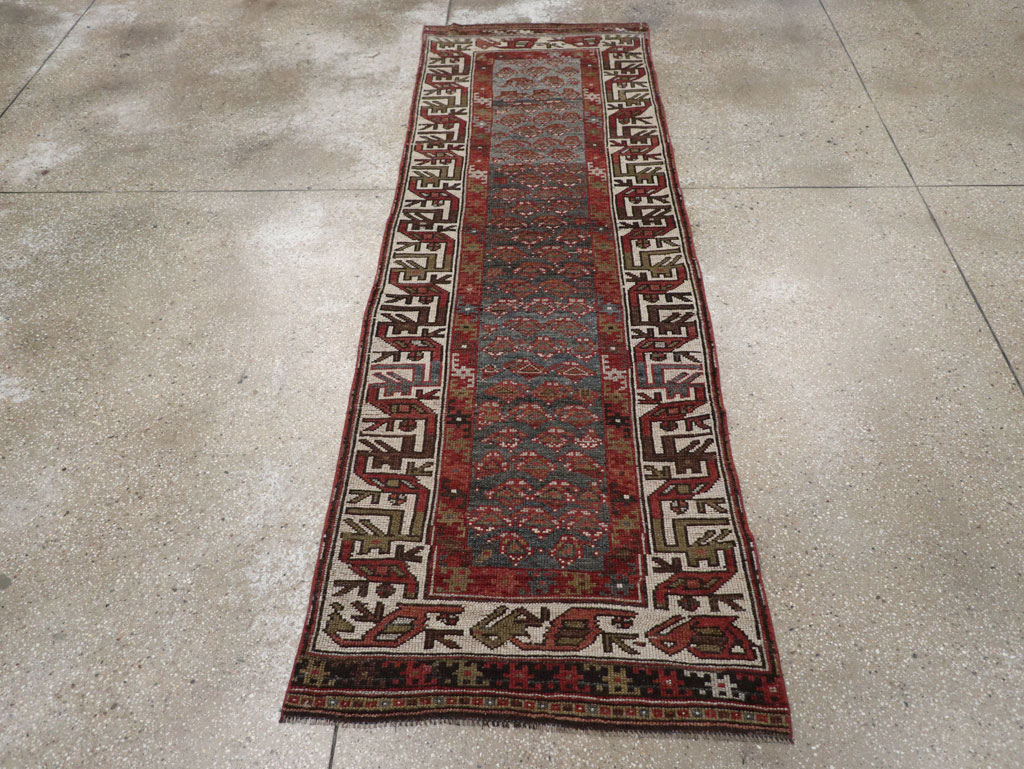 Antique Persian Kurd Small Runner, No.32072 - Galerie Shabab