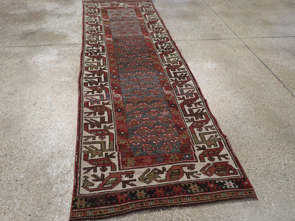 Antique Persian Kurd Small Runner, No.32072 - Galerie Shabab