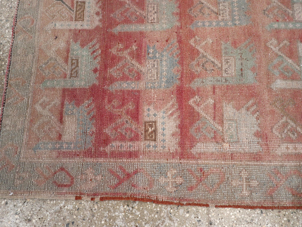 Vintage Turkish Anatolian Throw Rug, No.32073 - Galerie Shabab
