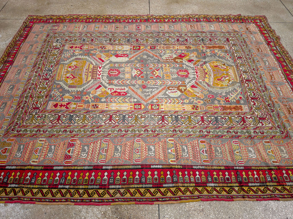 Vintage Turkish Anatolian Accent Rug, No.32074 - Galerie Shabab
