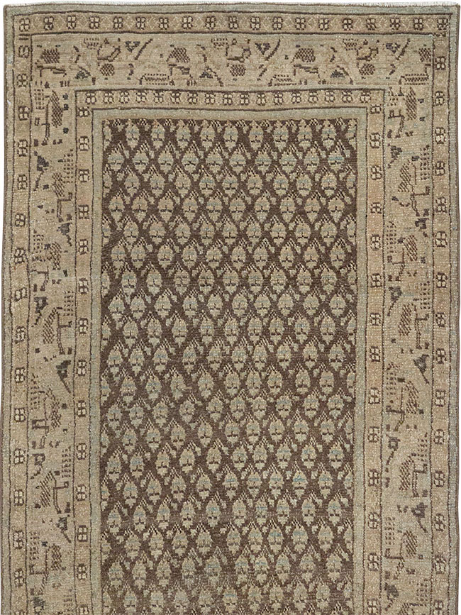 Antique Persian Mahal Runner, No.32079 - Galerie Shabab