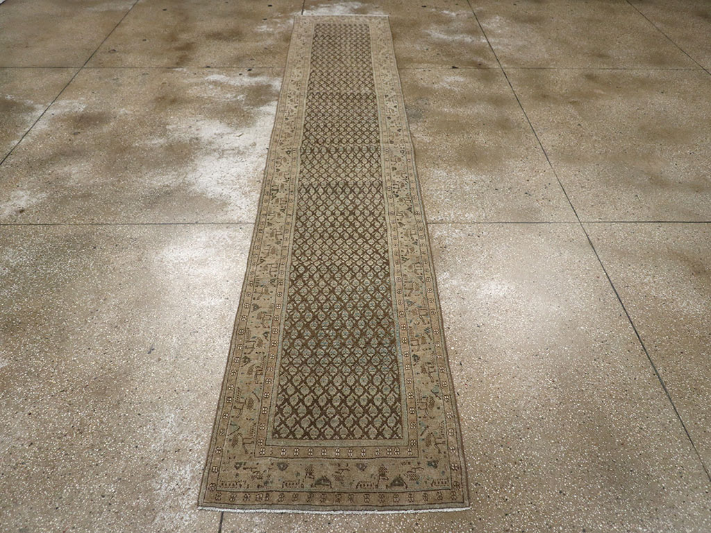 Antique Persian Mahal Runner, No.32079 - Galerie Shabab