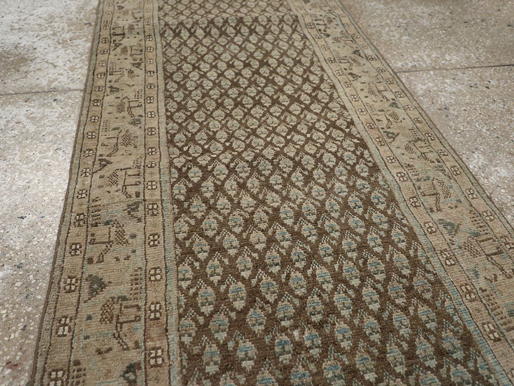Antique Persian Mahal Runner, No.32079 - Galerie Shabab