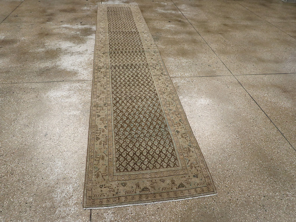 Antique Persian Mahal Runner, No.32079 - Galerie Shabab