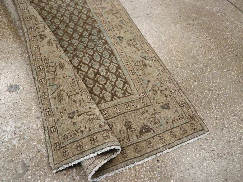 Antique Persian Mahal Runner, No.32079 - Galerie Shabab