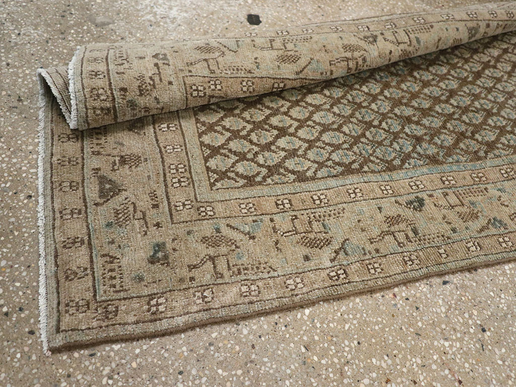 Antique Persian Mahal Runner, No.32079 - Galerie Shabab