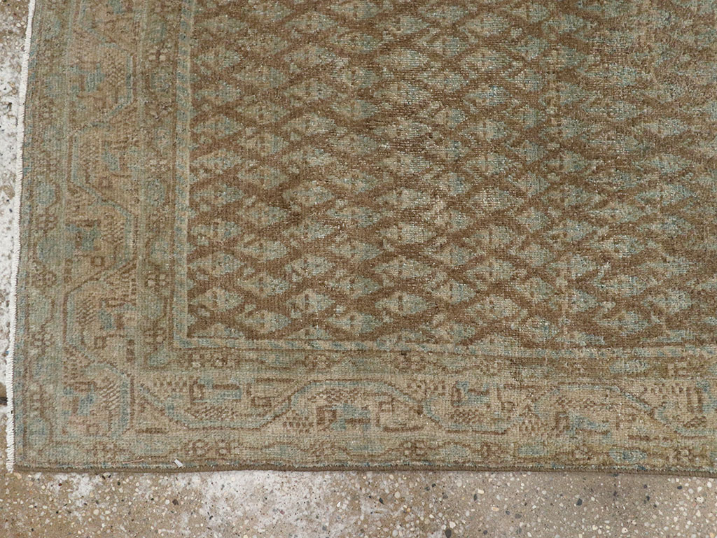 Antique Persian Mahal Long Runner, No.32080 - Galerie Shabab