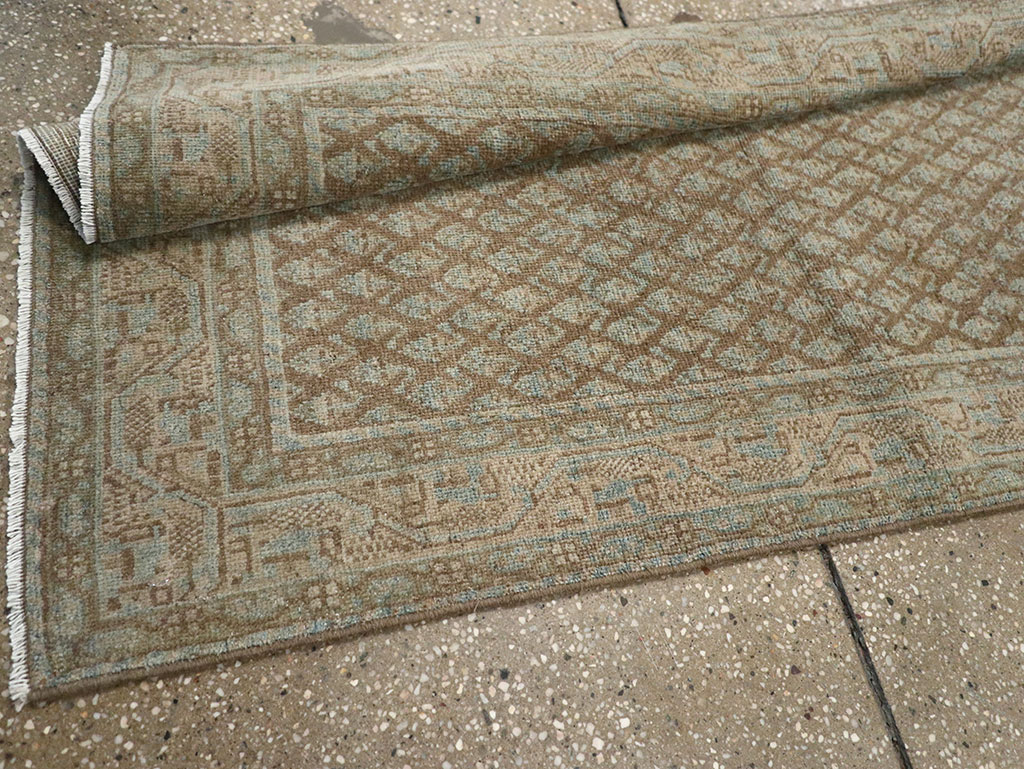 Antique Persian Mahal Long Runner, No.32080 - Galerie Shabab