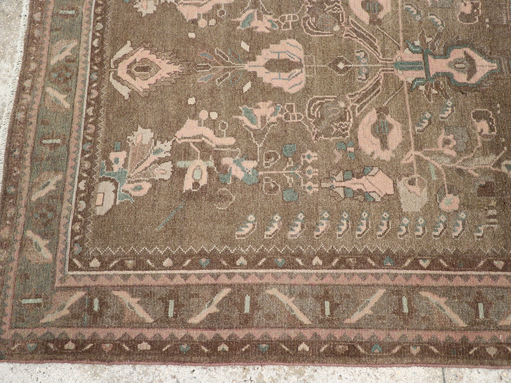 Vintage Persian Malayer Accent Rug, No.32081 - Galerie Shabab