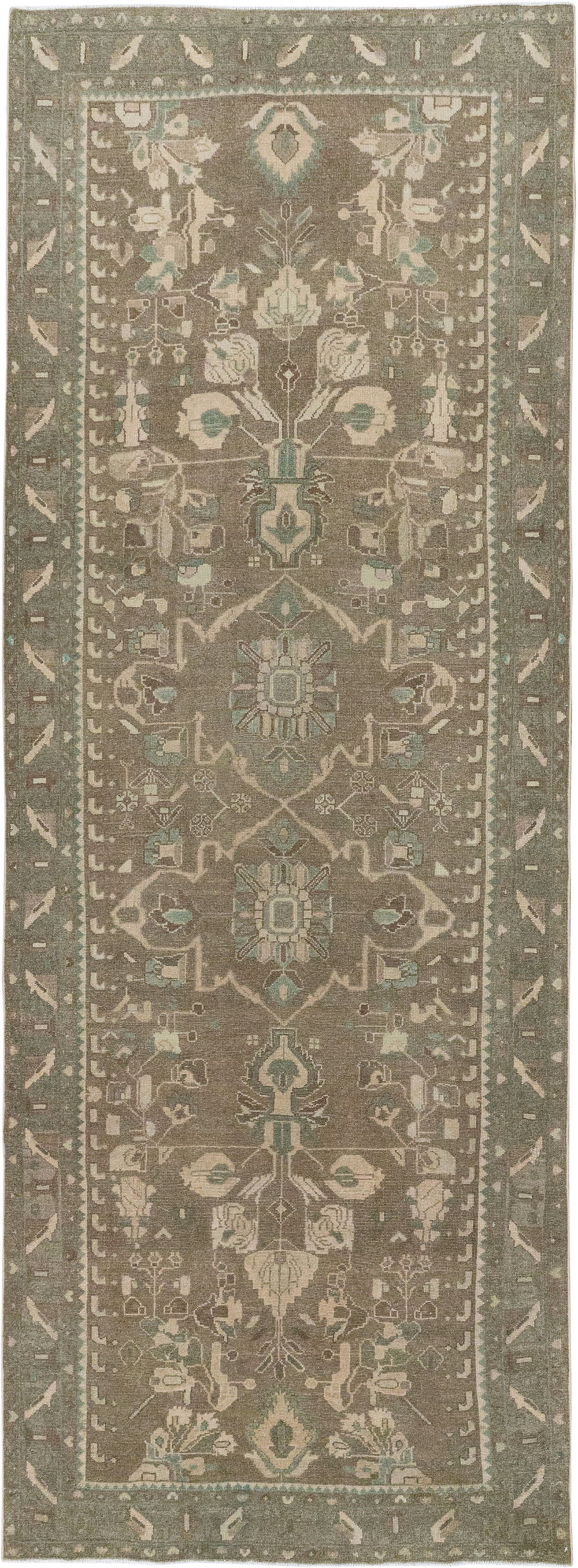 Vintage Persian Malayer Runner, No.32082 - Galerie Shabab